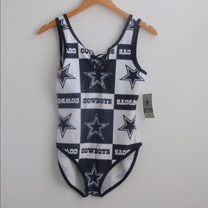 NWT Official Dallas Cowboys Body/Swimsuit Sz: S